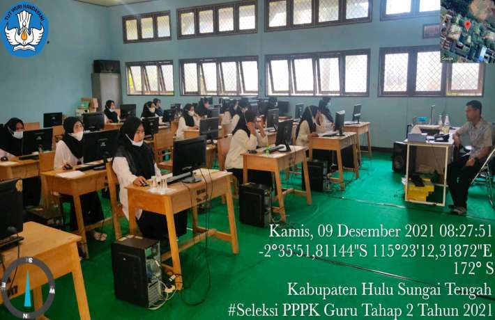 Nilai Seleksi Kompetensi PPPK JF Guru 9 Desember 2021 di TUK SMKN 1 Barabai	