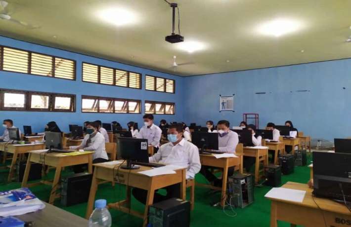 Nilai Seleksi Kompetensi PPPK JF Guru 13 September 2021 di TUK SMKN 1 Barabai